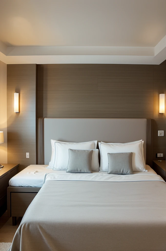 Each bedroom features smart beds with adjustable firmness and temperature control.
Ambient lighting adjusts based on sleep patterns to promote relaxation and better sleep