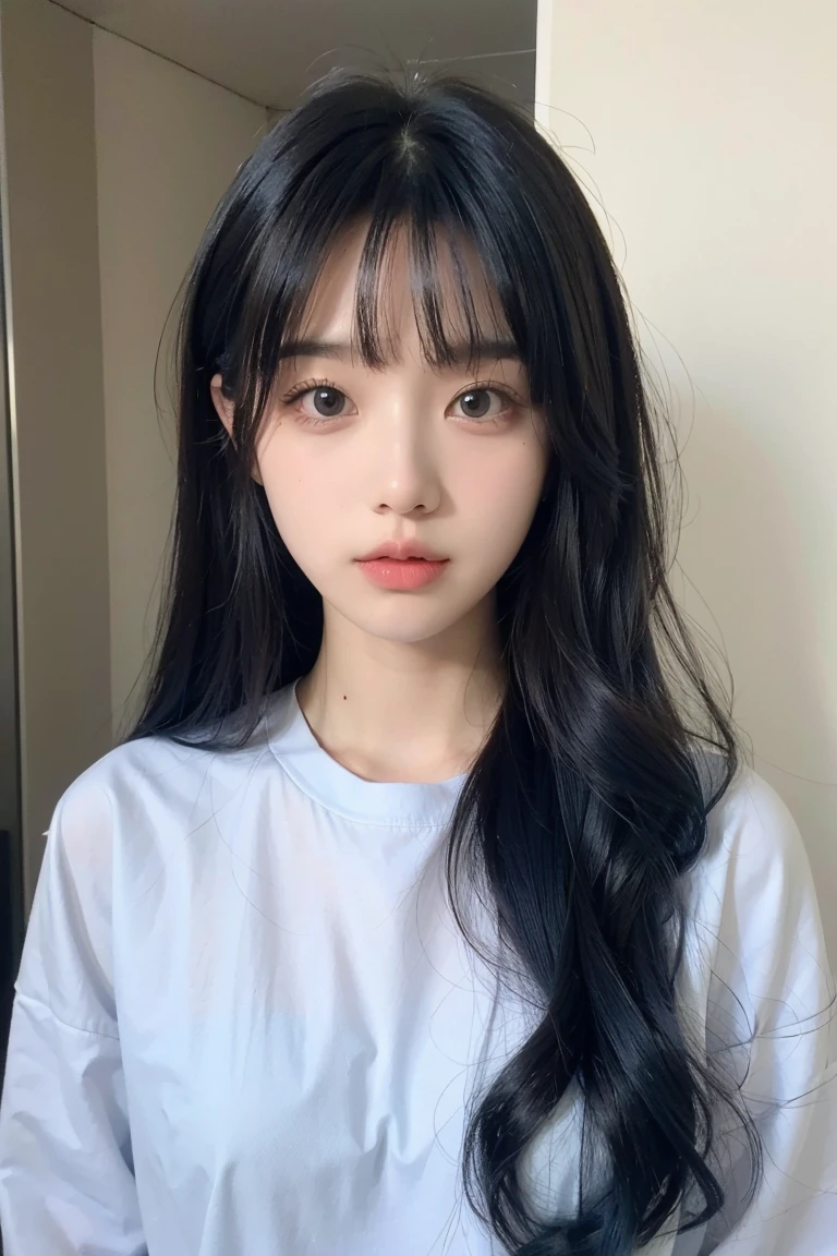 Dressed as SM Hair is blue