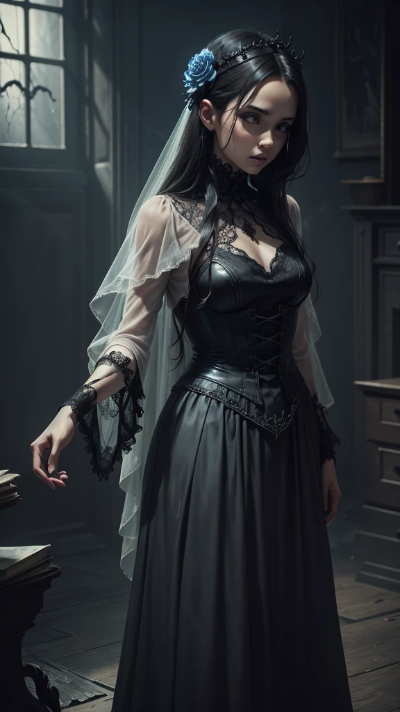 a ghostly spider, ethereal spider, ghostly arachnid, translucent spider, glowing spider, spectral spider, haunting spider, phantasmal spider, ghostly web, ethereal web, spectral web, glowing web, otherworldly spider, supernatural spider, paranormal spider, eerie spider, creepy spider, unsettling spider, (best quality,8k,highres,masterpiece:1.2),ultra-detailed,(realistic,photorealistic,photo-realistic:1.37),dark fantasy,surreal,dark art,moody lighting,dramatic lighting,atmospheric lighting,ominous,sinister,unsettling,haunting,gothic,mysterious,enigmatic