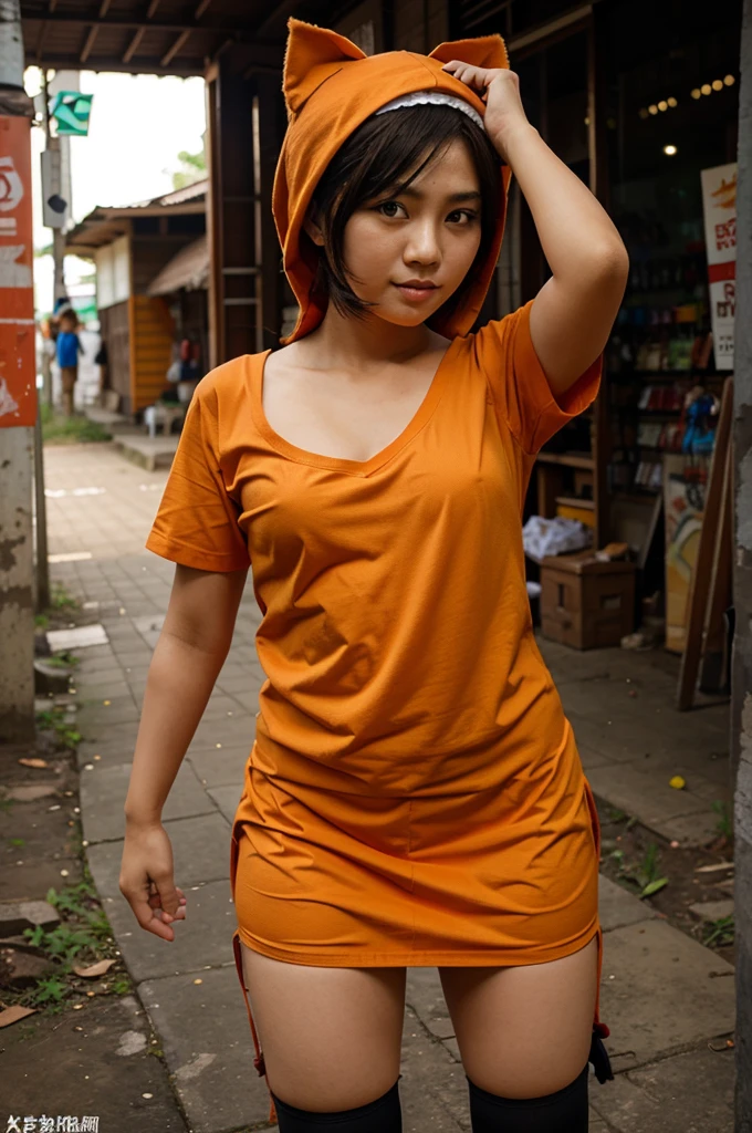 Buat lah orang lagi cosplay Gatotkaca