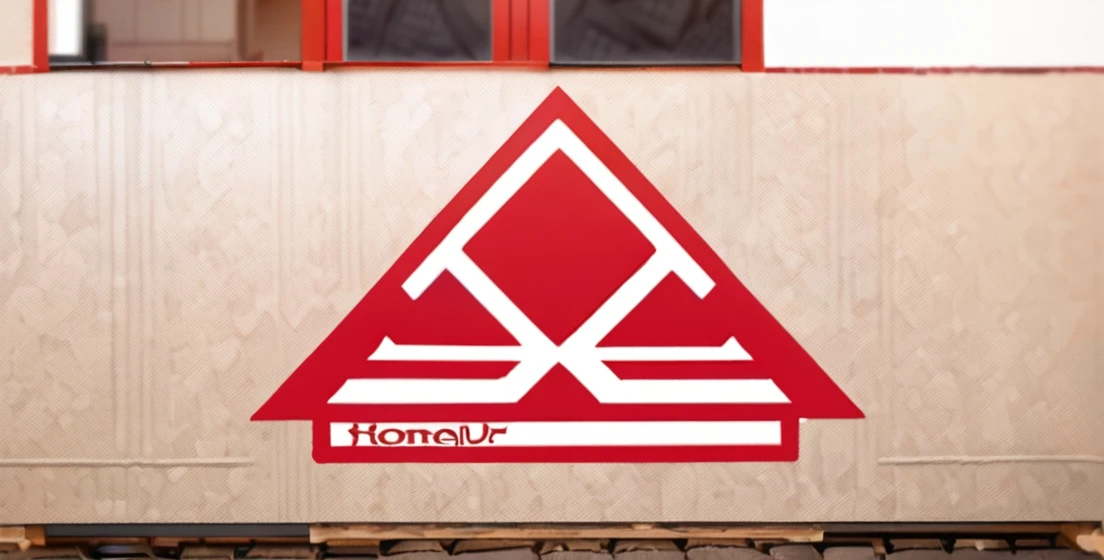 The background is white, and the construction company's logo "YOROZU HOME" must be inserted somewhere on the logo.Japanese-style design