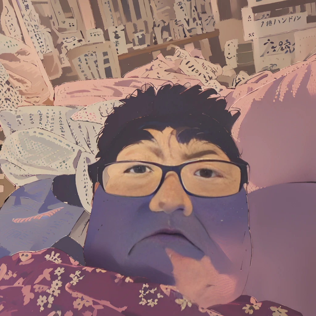 A woman is lying in bed with a pillow and a stuffed toy, profile image, 30-year-old woman, 30-year-old woman, Filmed in the early 2020s, Chubby, Photos taken in 2020, umamusume, 4 5 those, Nishimiya Shoko, tsutomo nihie, kiyoko suzuki