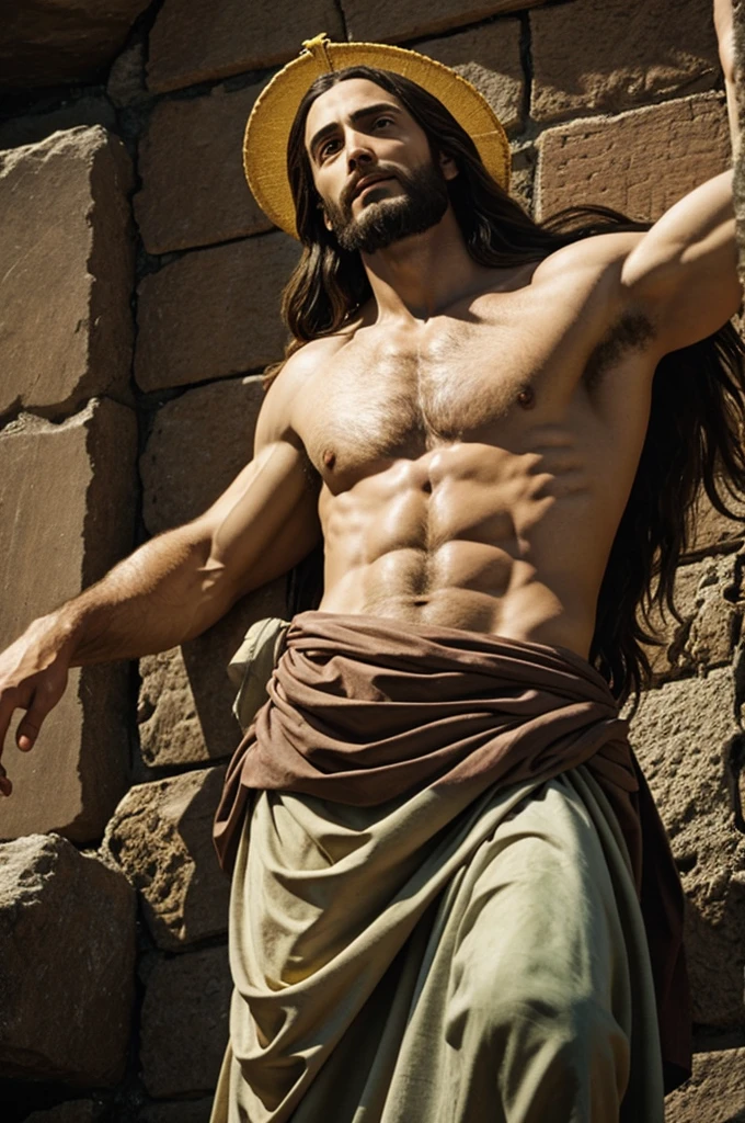 Jesus when he resurrected