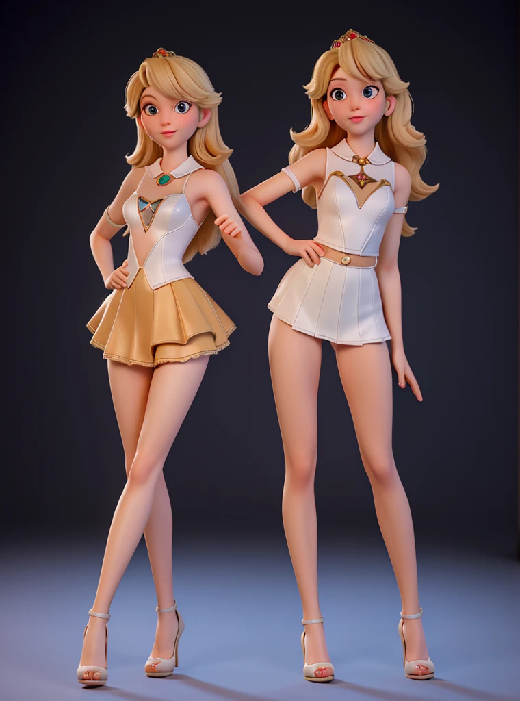 All textures in high quality and realistic details, princess peach, (12 Year Old 1.5), teen, blonde teen, blonde teen cute face, white skin, girl beautiful face, beautiful baby girl, medium Breasts, Long Legs, fitness body, (sexy lingerie outfit 1.5), naked torso, (black sexy Tiny miniskirt 2.0), (black platform straps high heels 2.0), Slim sexy long legs, modeling, Full Body lust, sexy Slim body, (all fours 1.5), (show complete body 1.5), New York, United States, ray tracing, HDR