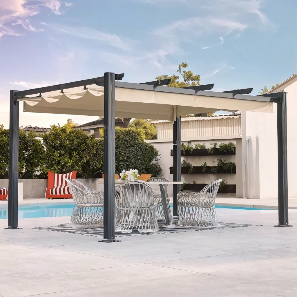 There is a table and some chairs in the center of the picture., In the shaded, In the shade, dramatic", Dramatic, Hero Shot, Perfect details, Outdoor tones, rest, “Photorealism”, lifelike", Modular, "Super reality", Surrealism", Surrealism", well In the shaded,