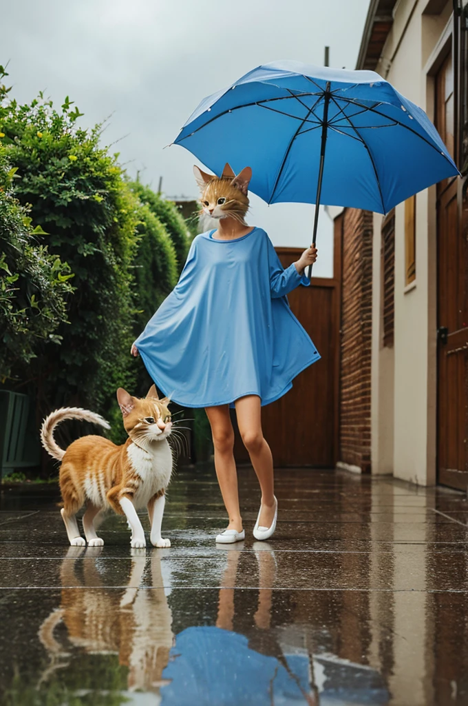 Tom and Jerry rainy day