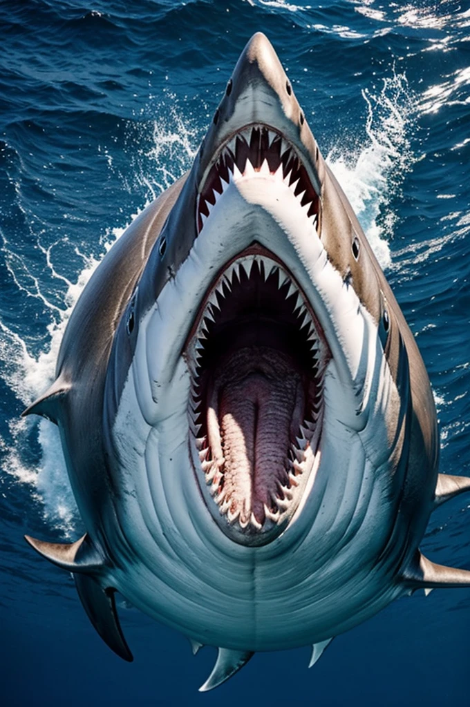 monster shark have people body