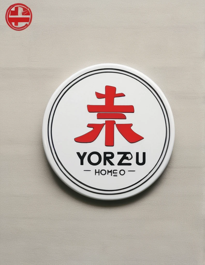 Japanese-style cool emblem of construction company YOROZU HOME
Make sure to put the letter "YOROZU HOME" somewhere on the emblem.
The background is white