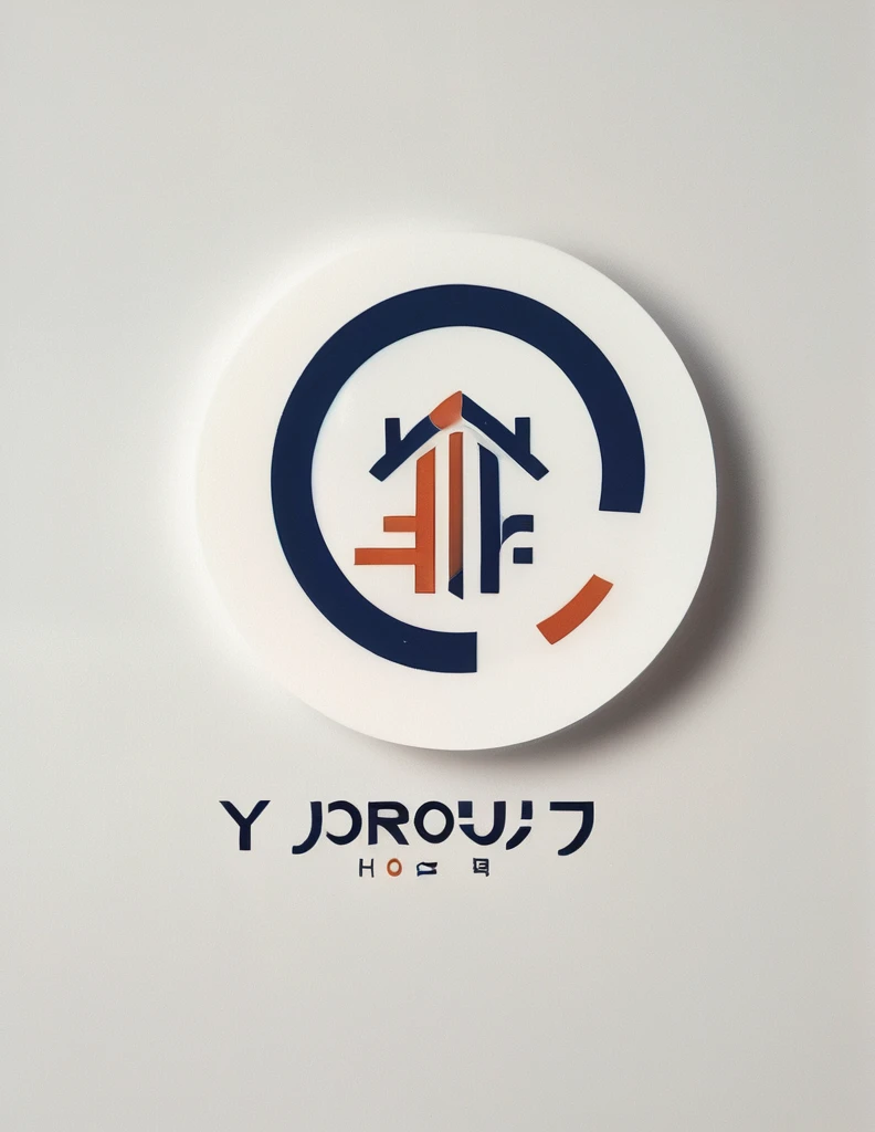 Cool emblem of construction company YOROZU HOME, slightly harmonious taste

Make sure to insert the letter "YOROZU HOME" somewhere on the emblem

The background is white