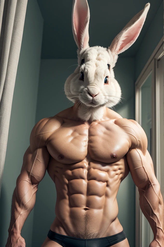 muscular rabbit