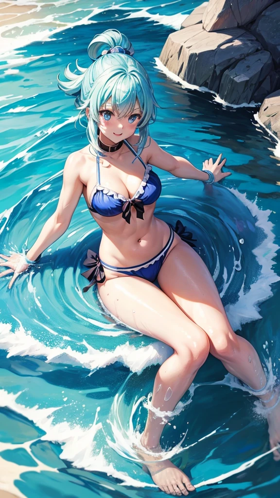 Konosuba water character in bikini