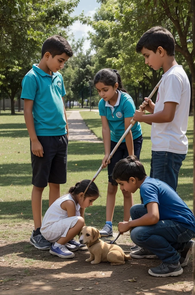 In a little town, Lucas and Sofía find an abandoned puppy, thus remembering the right of children to protection and special care. Sofía participates in a drawing contest about the environment, exercising your right to express yourself and propose ideas to improve the community. Meanwhile, Lucas and his friends clean a park, demonstrating their right to participate in community life and care for public spaces. These actions not only protect the rights of children, but they also strengthen the community and teach important values such as solidarity and respect for the environment..