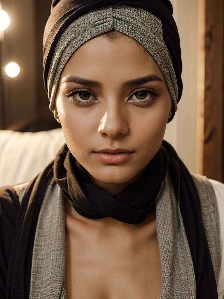 Fille beurette marocaine , hijab, sexy,peircing teton cache