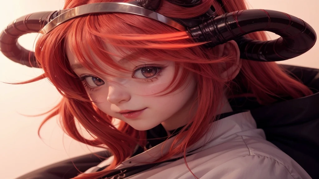 anime, anime girl, red hair, horns, horns, horns, horns, horns, horns, horns, demon anime girl, anime style 4 k, anime style. 8k, realistic anime artstyle, best anime 4k konachan wallpaper, anime wallpaper 4 k, anime wallpaper 4k, hd anime wallaper, realistic anime 3 d style