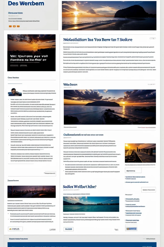 Aspects in the Design of a Web Page according to Client Requirements