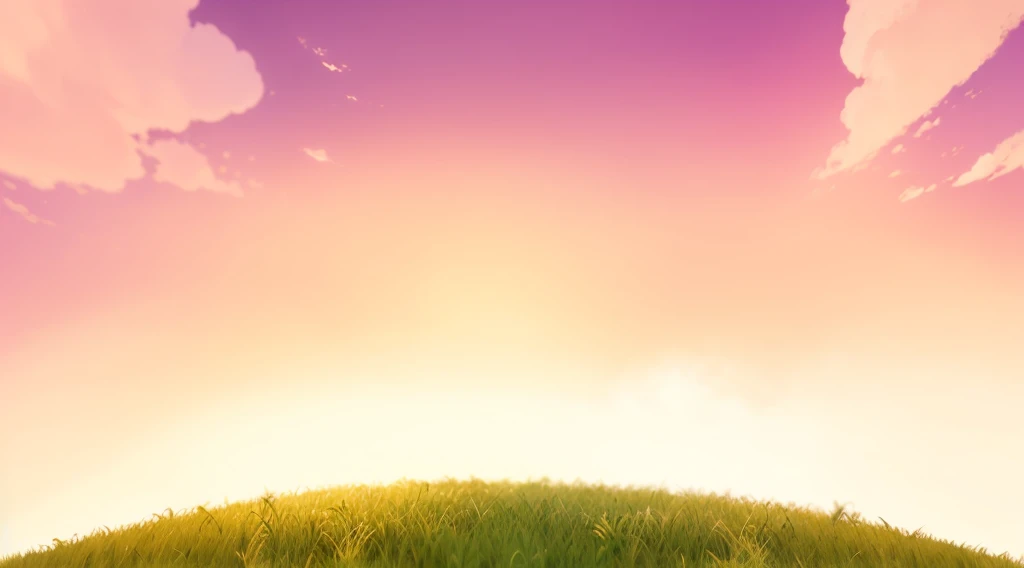 Blue sky and white clouds,Game architecture design, Cartoon,,casual game style, ,C4D,,masterpiece,Super Detail,Best quality,grassland,it's clear,Blue sky and white clouds,Many clouds,Light,黄绿色的grassland,3d,C4D,high quality,unmanned,