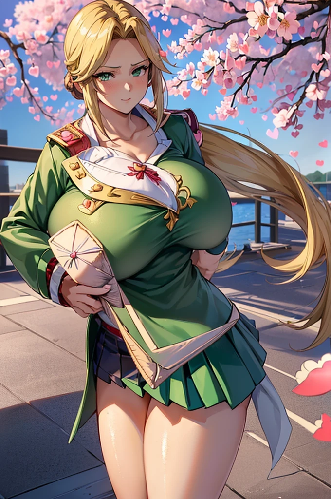 8k(A sloppy smile, The face we're looking for, Mischievous face:1.9)
8k((((handing over a love letter:1.9))))
((woman,Huge boobs, (Huge breasts:1.8),Are fat,とても唇が赤いHuge breastsを強調,Big Ass,Narrow waist,Long legs,Green Eyes立っている))
8K((((Anime Style),(The facial expression is good))))8K(((((Anime Style)Green Eyes)))) 8K((Schoolyard))8K((Frontal cut))8K((night))
8K((Beauty))((学生blazer15歳学生服 緑のネクタイ, blazer, Pleated skirt))
8K(((spring,cherry blossoms,The wind is blowing,Her skirt is flipped up,cherry blossomsが散っている:1.3)))
8K(Close-up of the face:1.5)
8k(((((handing over a love letter))))) 8k(((((handing over a love letter)))))
handing over a love letter8k(しっかりhanding over a love letter描写を:1.5)8K(womanの手の描写が上手い)