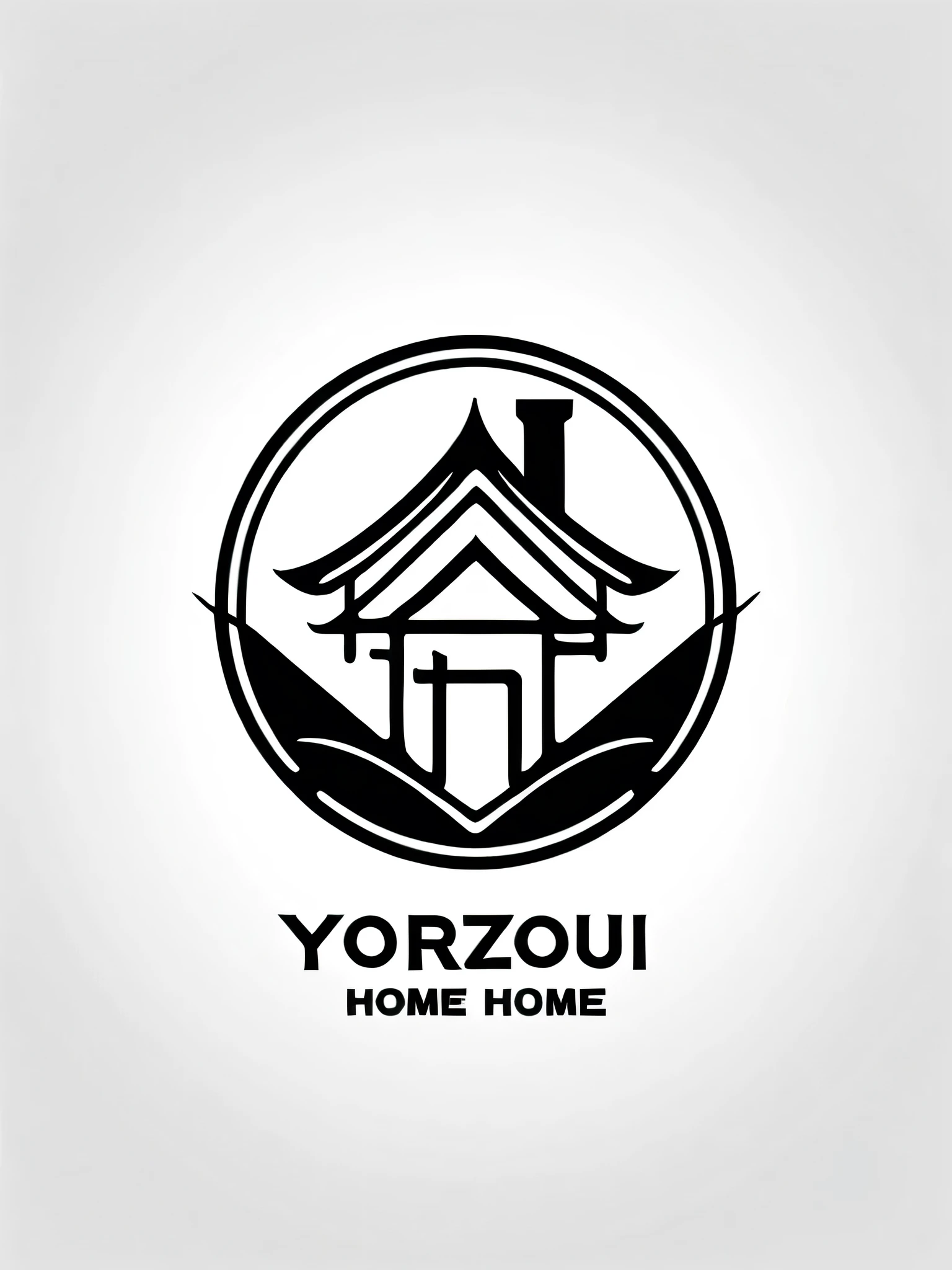 construction company logo
The company name is YOROZU HOME
It's a cool emblem,
Monotone slightly Japanese-style design
Make sure to insert the letter "YOROZU HOME" somewhere on the emblem
The background is white