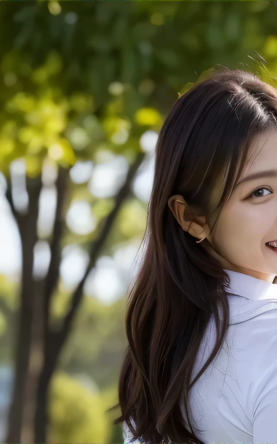 Arapé Asian woman posing for a photo wearing white shirt and skirt, gorgeous young Korean woman, beautiful south Korean woman, beautiful young Korean woman, Korean woman, Korean woman, Jaeyeon Nam, Dilabba Dilmurat, Korean female fashion model, cute korean actor, In a white turtleneck shirt, Lee, Ji - Eun, Lee, Ji - Eun