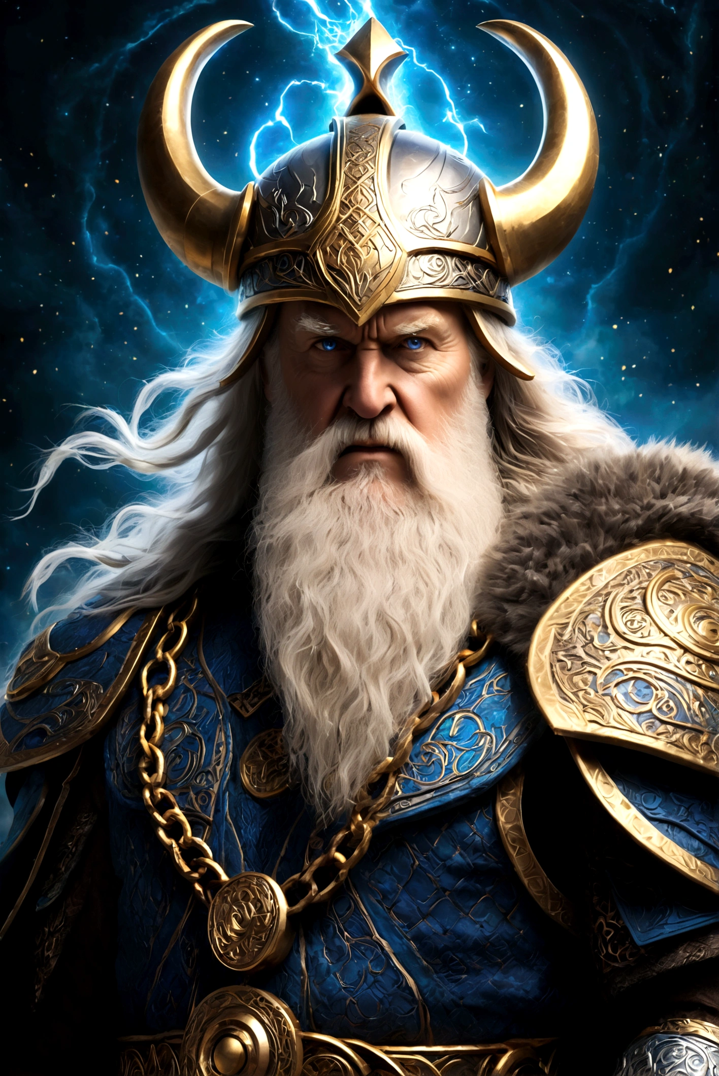 Create an image of the true odin