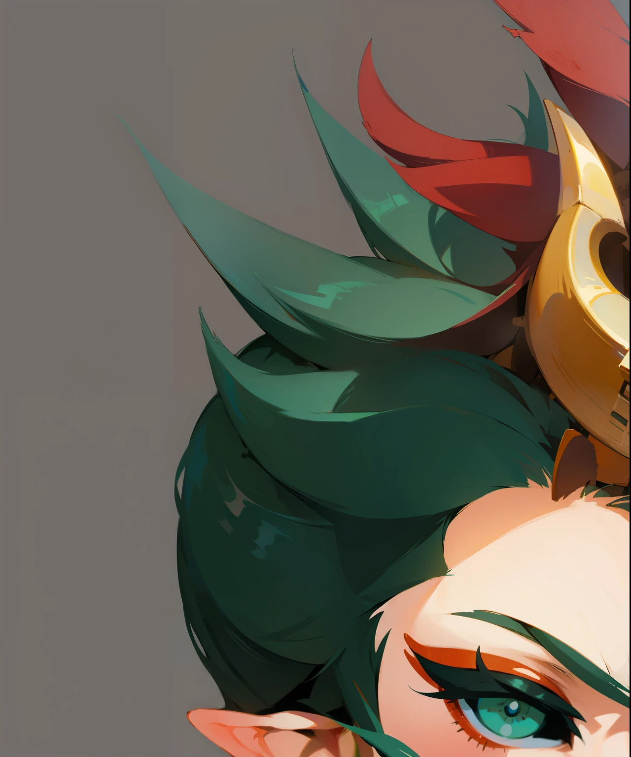 Ancient style hair detail texture