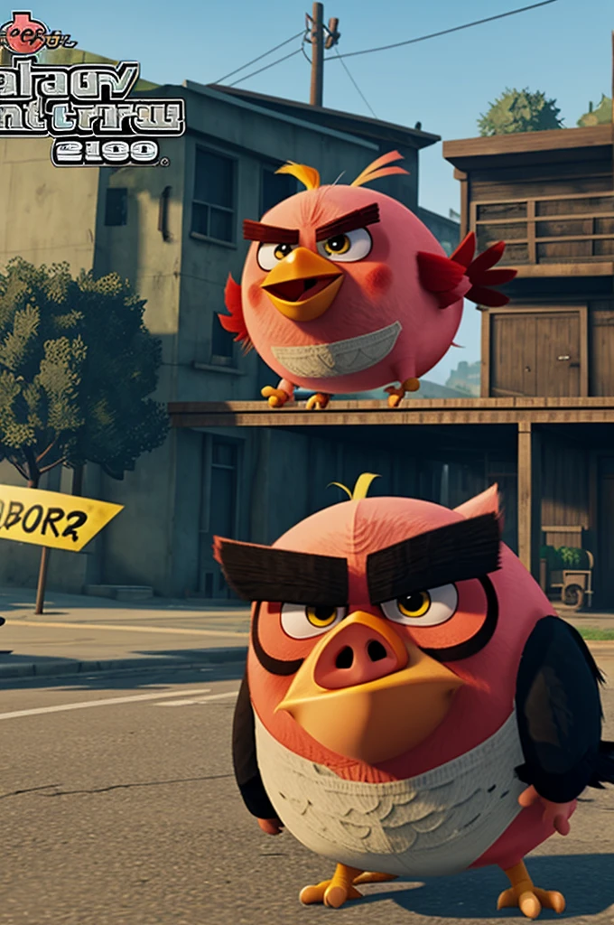 angry birds pig , GTA version 