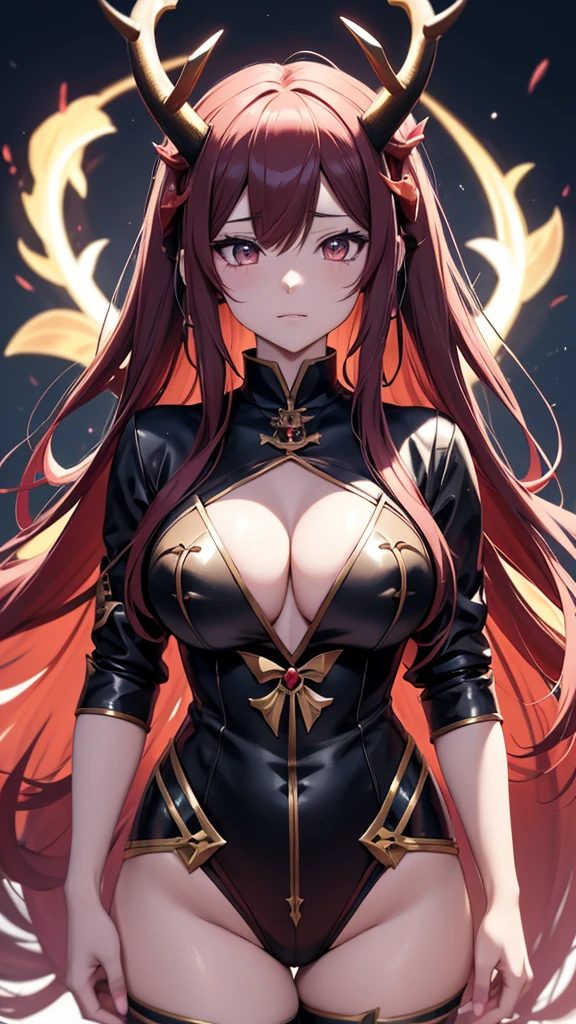  anime with horns and antlers on the head, demon anime girl, Knights of the Zodiac Portrait, best 4k konachan anime wallpaper, anime styling 4 k, also, mika kurai demon, nightcore, Impacto Ayaka Genshin, Anime goddess, anime styling. 8K, anime waifu, detailed anime digital art, 8K octae render photo