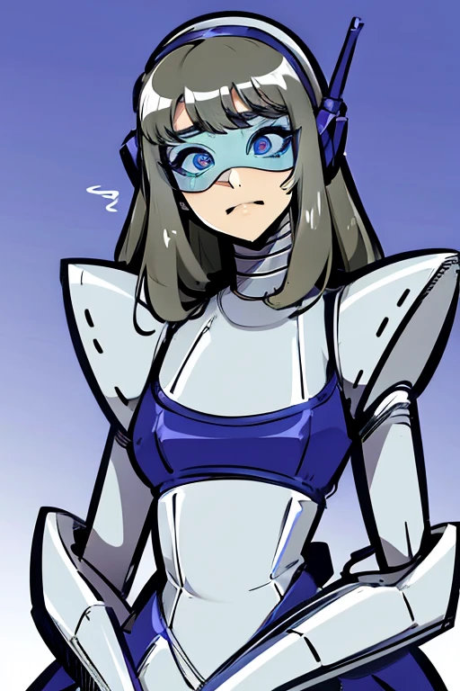 empty eyes,Robotized woman,robot transformation
