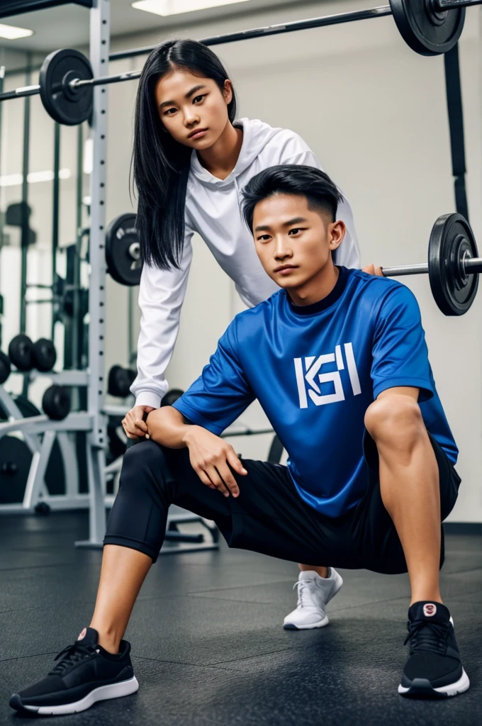I want to create a logo where yugen means, where it is referred to young people, that they like to wear gym clothes and elegant clothes