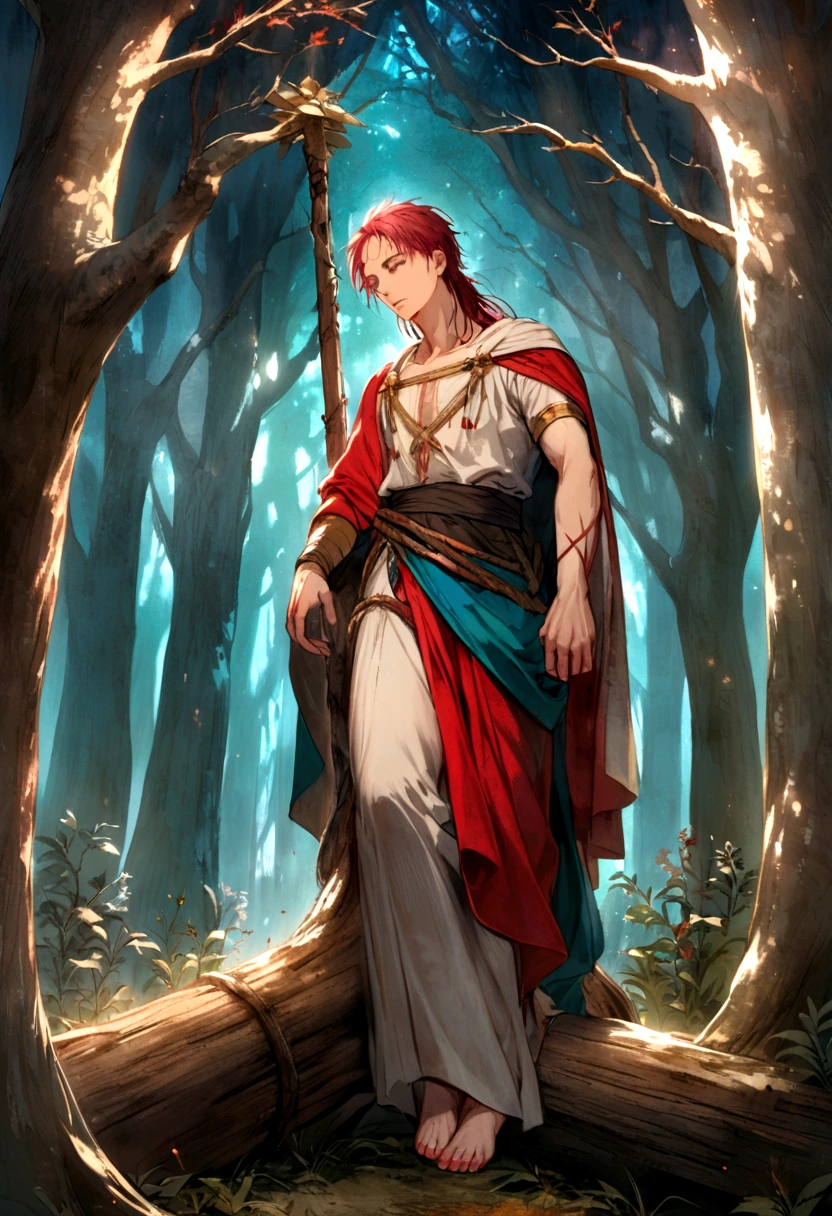 Warrior Saint Martyr Saint Sebastian tied to a tree trunk, Catholicism, Saint Saint Sebastian