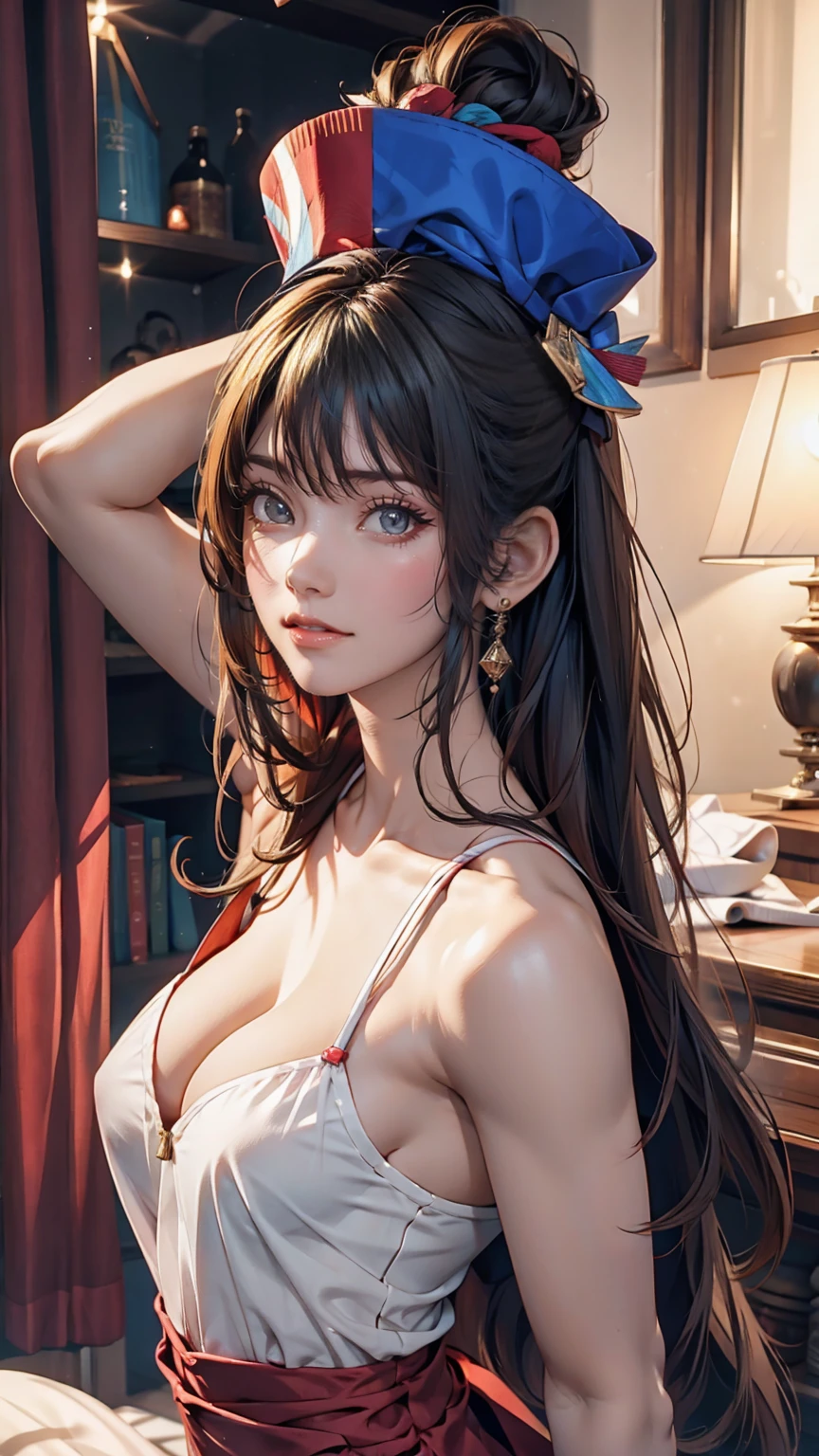 24-year-old female、hand hear