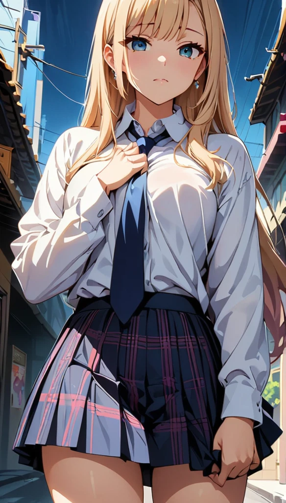 high school girl、Browsing Caution, 1boy and 1girl, In underwear、Back alley at night、teenager、Blazer uniform、Beautiful woman、Very thick thighs、Very short skirt、Lifting her skirt to show her panties、Acme Face、Seducing the audience、Best image quality、High resolution、masterpiece、super high quality、Thick pubic hair、Holding money in your hands、Light green lace panties、Very big ass、Very large breasts 、Blushing、4K quality、Blushing、Cry of ecstasy、Wearing black knee socks、Sweaty all over、Heavy breathing、Shaking breasts、上下にShaking breasts、{Highest quality}, {so beautiful}, {Very detailed}, {Best illustrations}, Browsing Caution, girl,