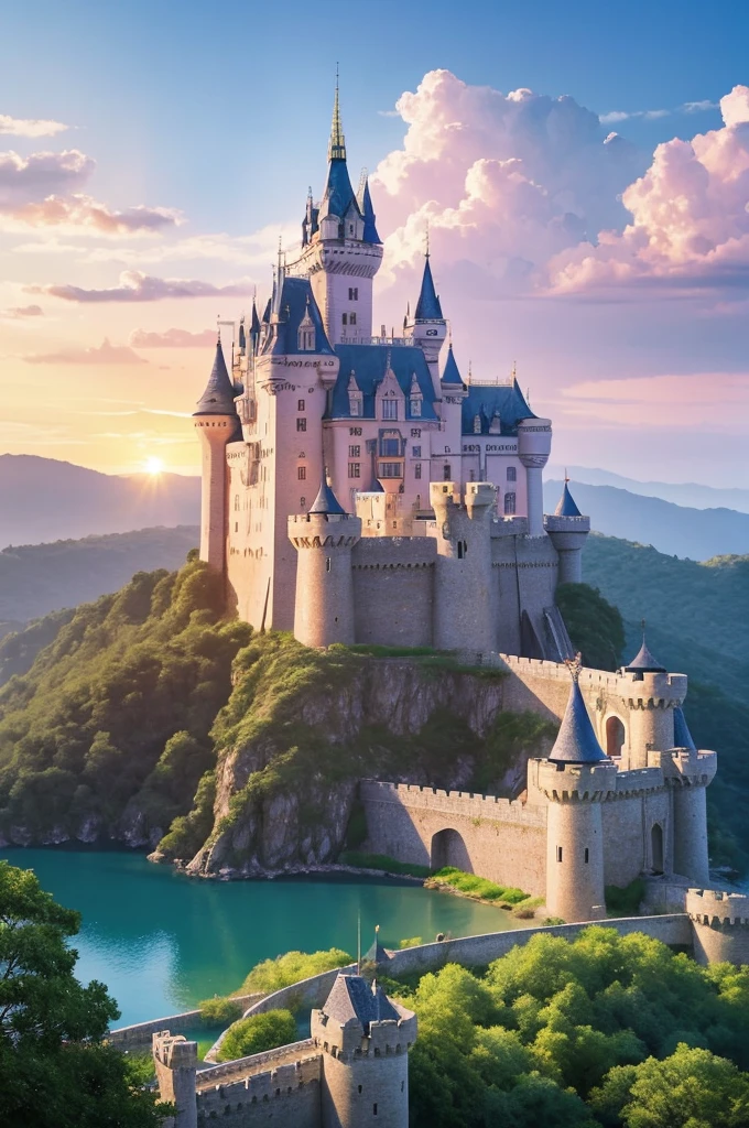 Castle in the Sky　Beauty　Photo style　pastel colour