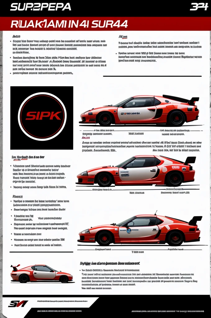 Research poster on the supra mk4 