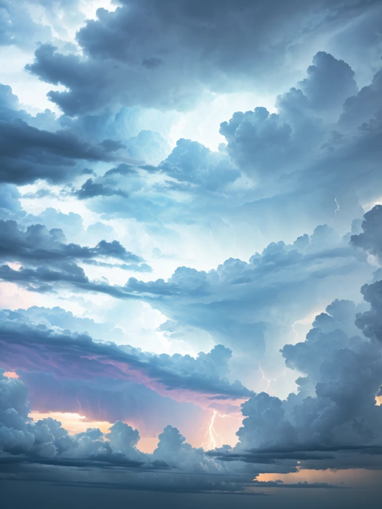 severe thunderstorm advancing in the afternoon in the Midwest.
