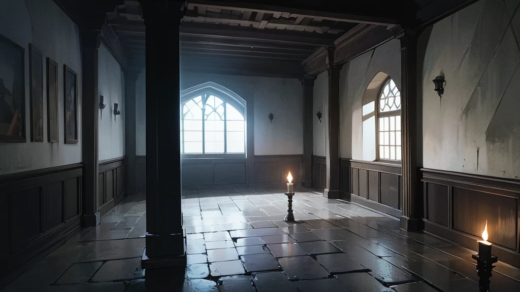 background, prison, cell, night, black, dark, darkness, dark room, dark, dark, dark, black, darkness, night, nighttime, no light, dark night, old, medieval, exquisite and soft painting style, HD picture quality, dreamy, rich details, 32k, high quality, high resolution, (very detailed CG unity 8k wallpaper), dark room, empty room, small room, small dark room, one candle, candlelight, dirty, patterned walls, cobblestone, stone walls, stone floors, low class, peasant home, wooden column, rafters, darkness, no sunlight, no light, plain walls, no decoration, no furniture, simple, bare, barren, night, black, dark, darkness, dark room, dark, dark, dark, black, darkness, night, nighttime, no light, dark night, not sun, no light, black , dark, mysterious, suspicious, prison, jail, cell, only candle, dark, symmetrical, wooden rafters, jail, cell, darkness, no sun, dark, stone, cobblestone,