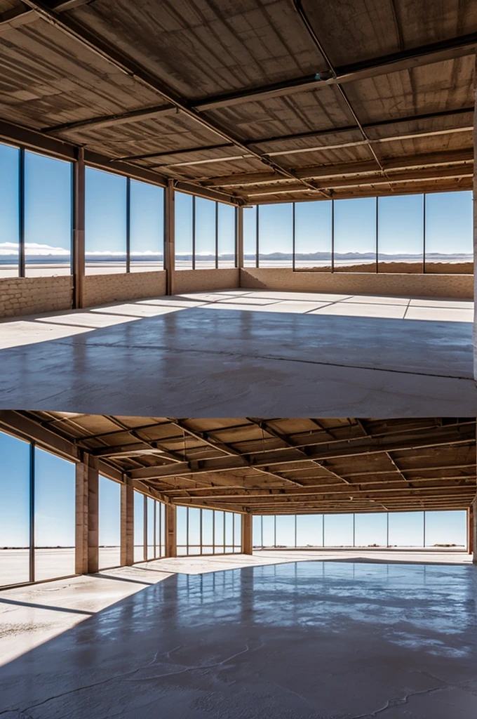 Create an office and warehouse near the Uyuni salt flat

