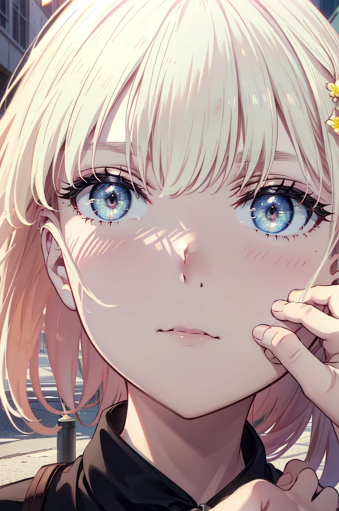 They haven&#39;t even toned it down, Chisato Nishikigi, long, bangs, Blonde, (Red eyes:1.5), One side up, Baseball cap,Oversized red hoodie,mini skirt,Black knee socks,short boots,sitting leaning against the wall,rain,cloudy,Hide under the roof,whole bodyがイラストに入るように,
break outdoors, alley,
break looking at viewer, whole body,
break (masterpiece:1.2), Highest quality, High resolution, unity 8k wallpaper, (shape:0.8), (Beautiful attention to detail:1.6), extレムely detailed face, Perfect lighting, extレムely detailed CG, (Perfect hands, Perfect Anatomy),