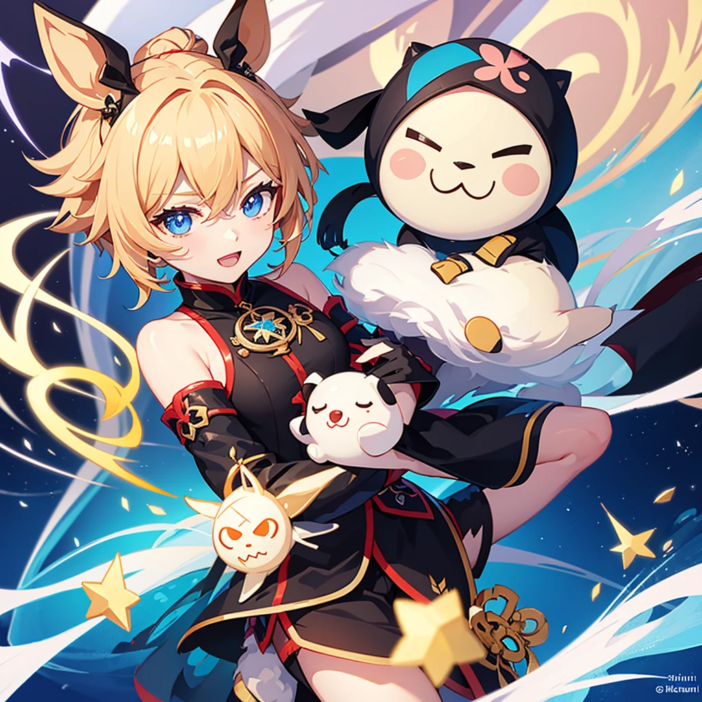 chibi figurine of a character from the game Genshin impact