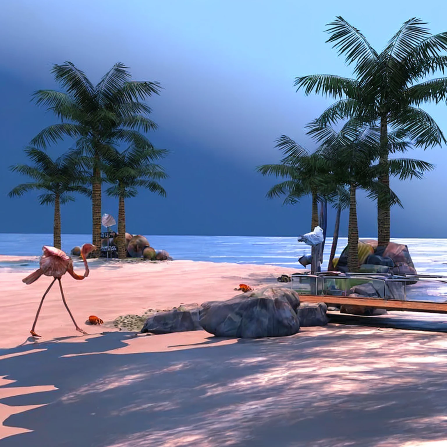 4k HD,There are shells on the beach