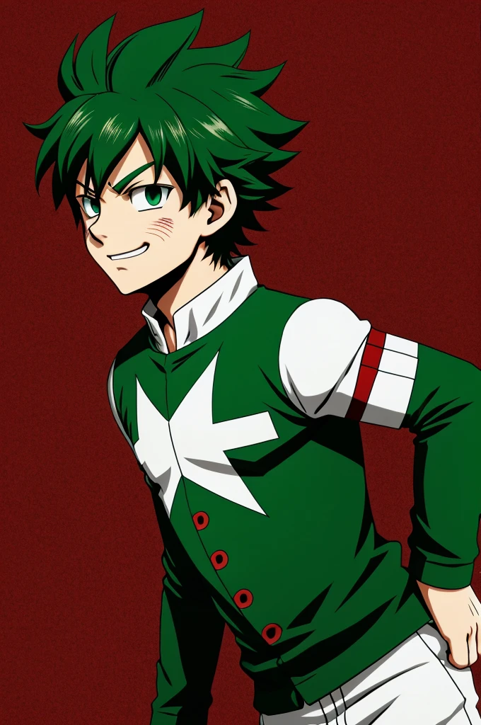 Red and green deku Colro wallpaper
