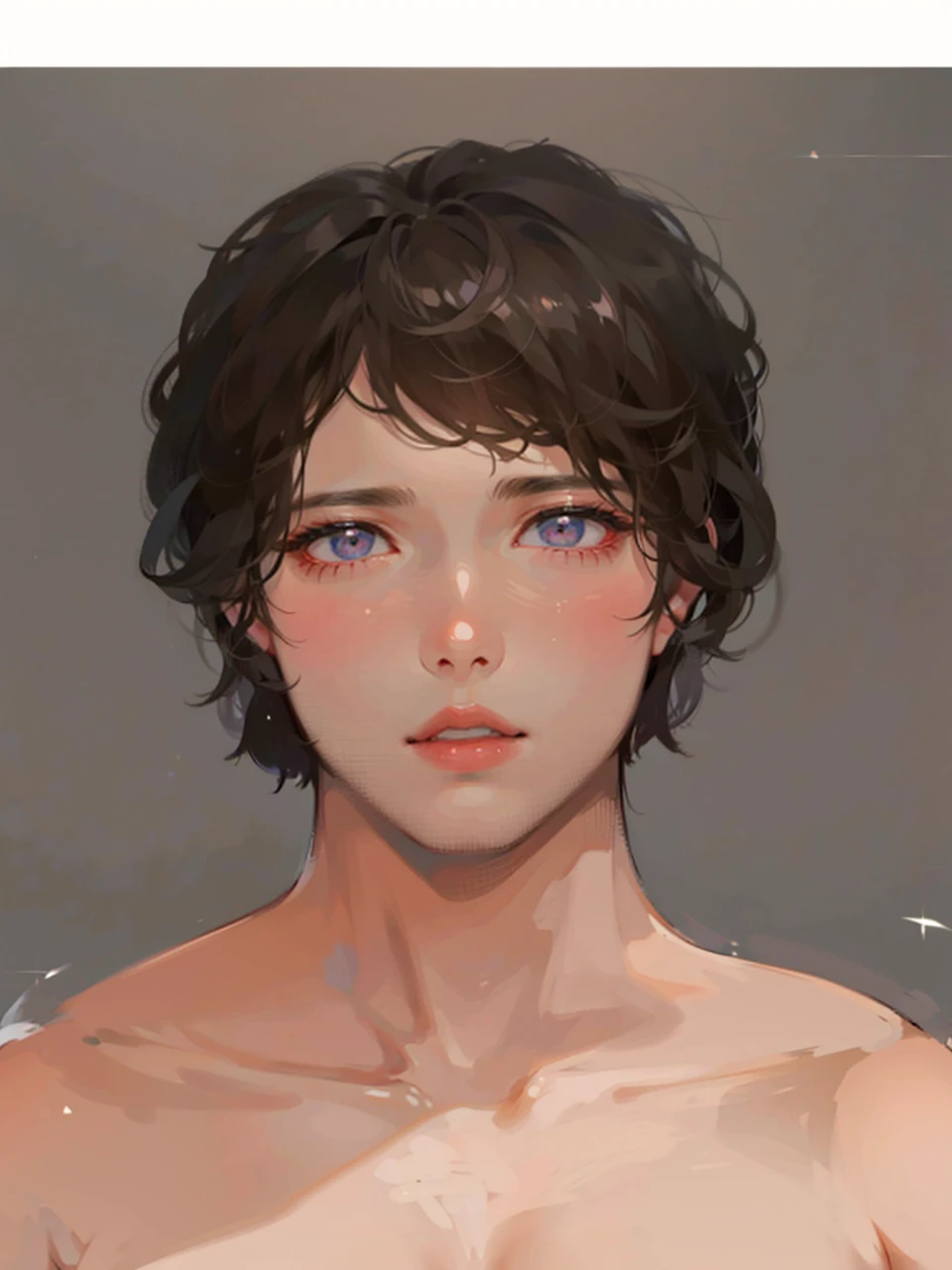 there is a woman that is looking at herself in the mirror, young lovely Korean faces, Soft portrait shot 8 K, Gorgeous young , Beautiful young , portrait of female korean idol, wan adorable korean face, jaeyeon nam, beautiful , young cute wan asian face, 8K Artgerm bokeh, cute korean actress