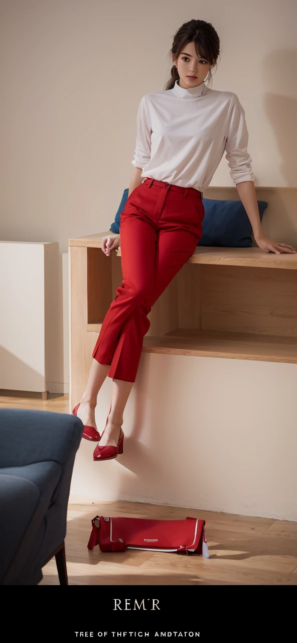 Red trousers