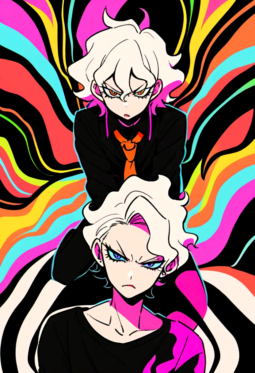 Akira Fudo, Devilman Crybaby, Male, with black clothes