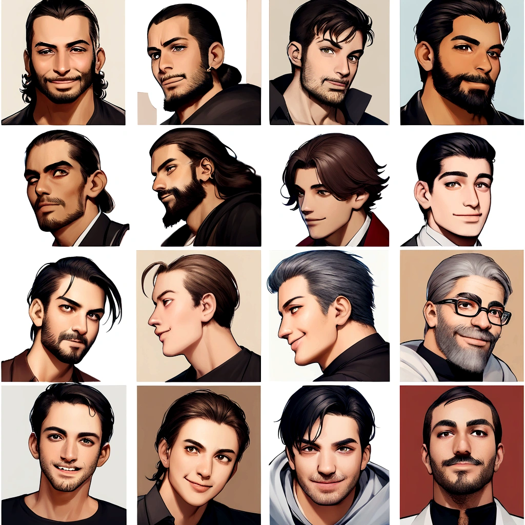 chiseled man with beard and black shirt smiling, Ahmad Merhab, mohamed subsides, Amr Elshamy, headshot profile picture, Mohammed Chahin, Mother Mostaque, Sam Nasour, Farid Ghanbari, Riyad Cassim, profile picture, saadane afif, portait photo profile picture, kyza saleem
