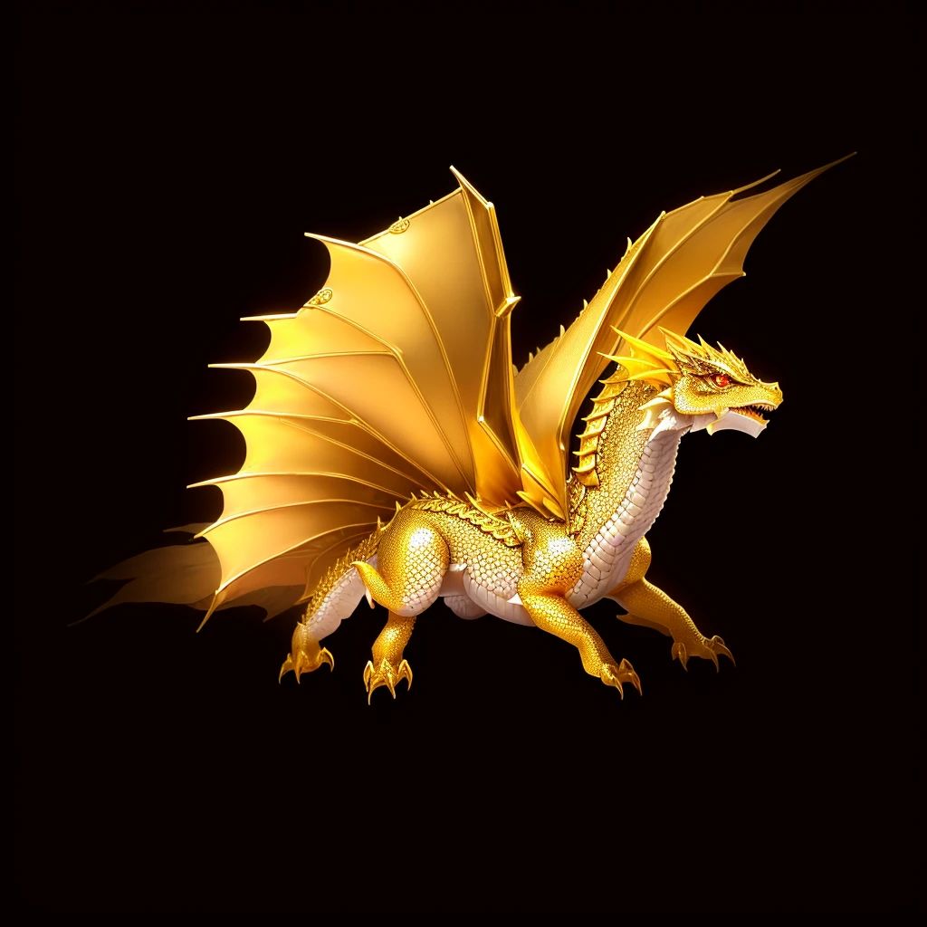 gold dragon, gold scales, baby dragon, cute, realist scales, draconic eyes, ambar eyes

