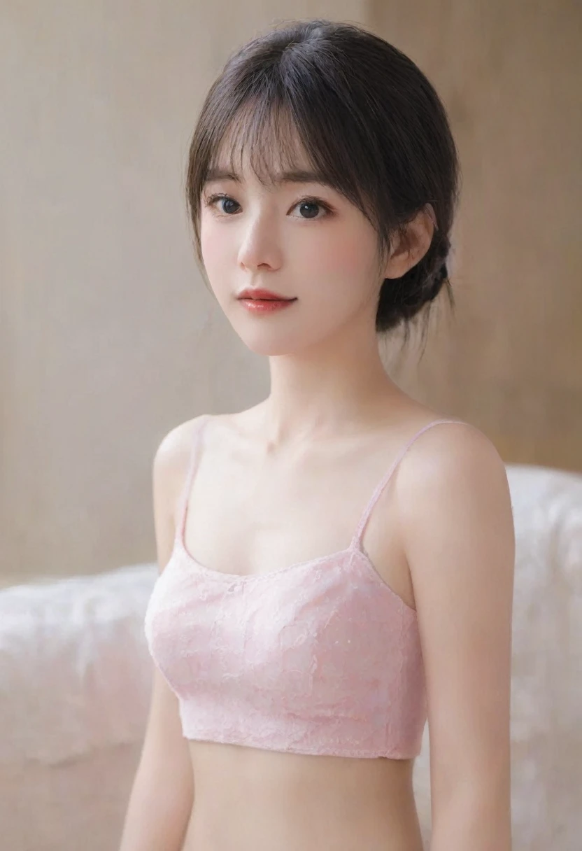 (masterpiece, Highest quality:1.2), One girl, alone,(masterpiece, highest quality:1.2), One girl, alone,13-year-old gravure idol、Japanese girl、TİTS、Pink nipples、Cum on my bangs、Cum on eyelashes、nose、Sperm in the mouth,