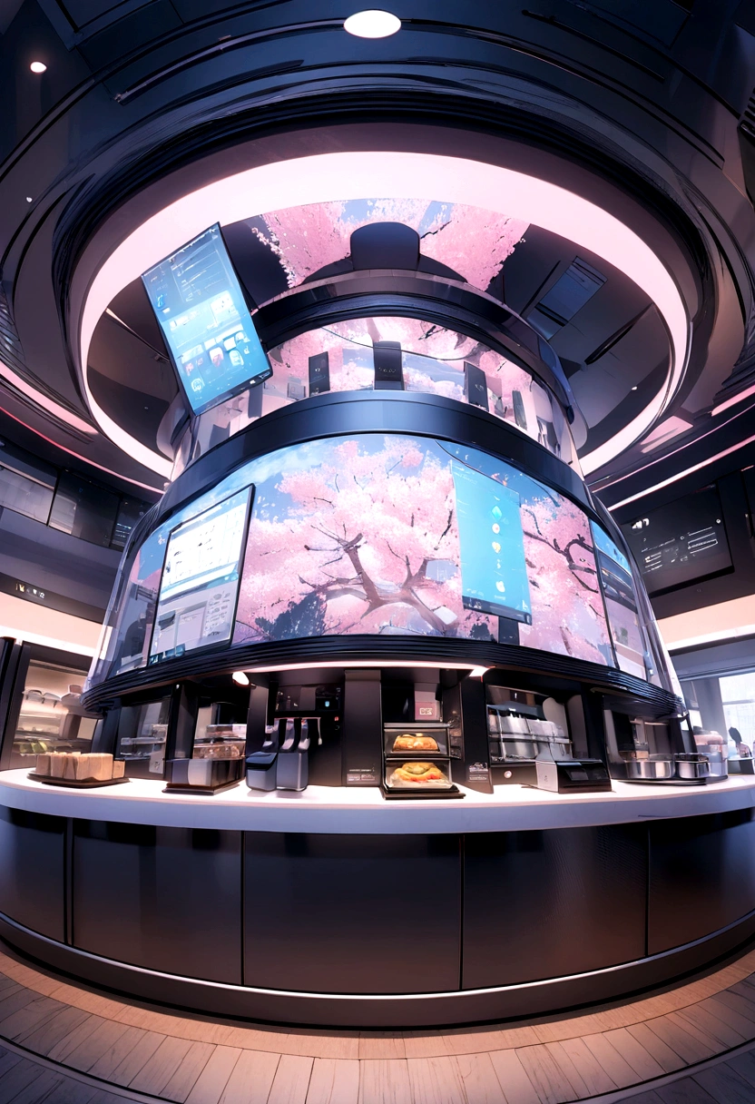 LATEST GENERATION SMART APPLIANCES IN A RESTAURANT IN 2040