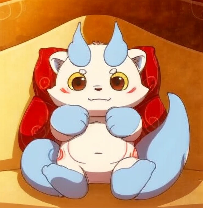 (masterpiece, best quality:1.2), botailang, solo，fat，tanuki