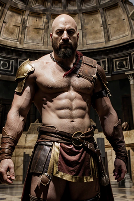 Kratos in pantheon armor 